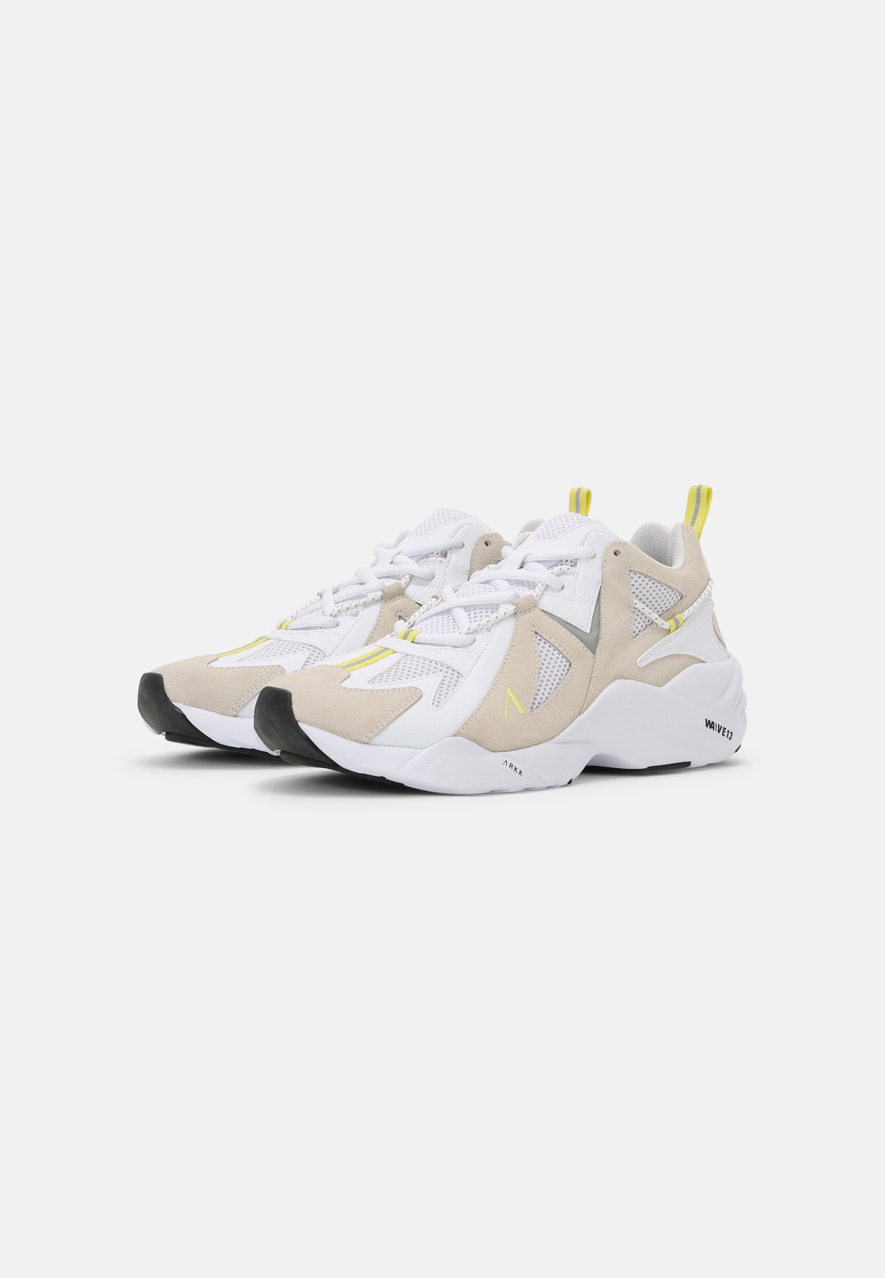 Tuzon Suede W13 | White Neon Yellow | Men