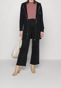 Zign Felpa con zip - black