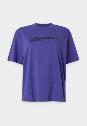 Karl Lagerfeld Jeans, ESSENTIAL TEE - Βασικό μπλουζάκι - prism violet