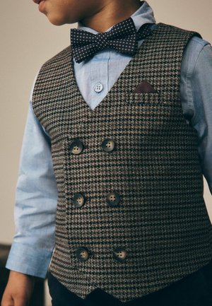 Next, WAISTCOAT SET WITH SHIRT & BOW TIE STANDARD - Vest - grey heritage check