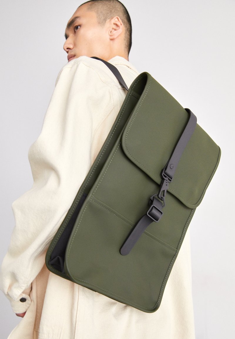 rains messenger backpack green Custom MSN Bag | Corporate Gifts brought to you by Rains Rains MSN Bag - Earth