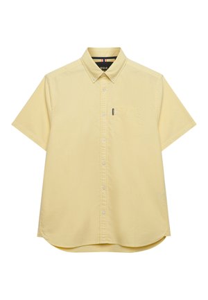 Superdry & Co, ESSENTIALS OXFORD SHORT SLEEVE - Camisa - lemon chambray