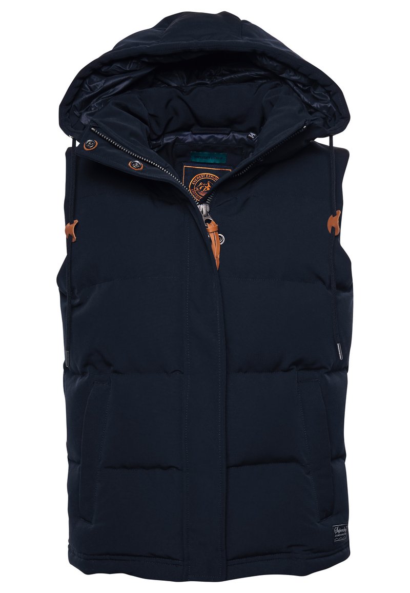 Superdry & Co Bodywarmer donkerblauw Superdry & Co Bodywarmer donkerblauw
