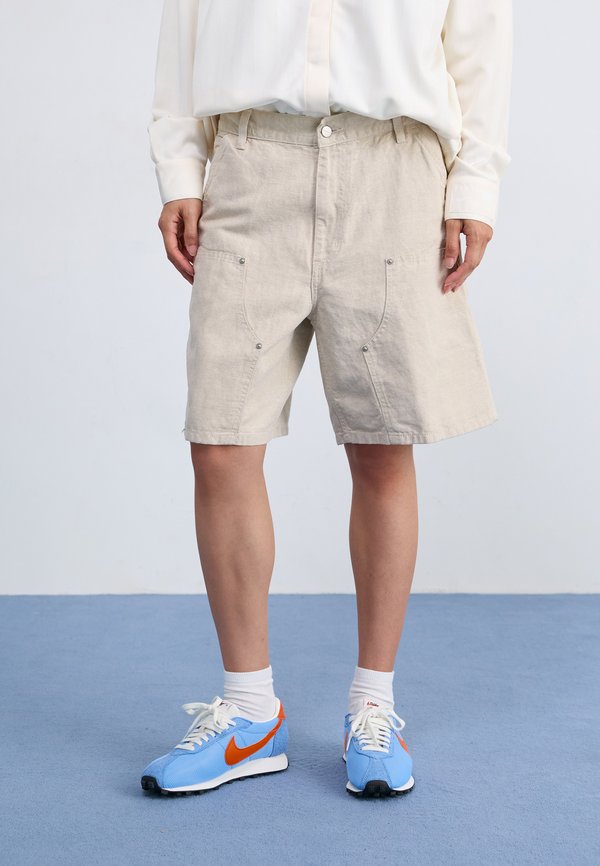 BRANFORD DOUBLE KNEE SULLIVAN - Shorts - natural rinsed