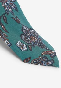Next ITALY - Corbata - teal blue paisley