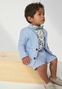 Next BLAZER SET WITH CHECK SHIRT - Sako - blue