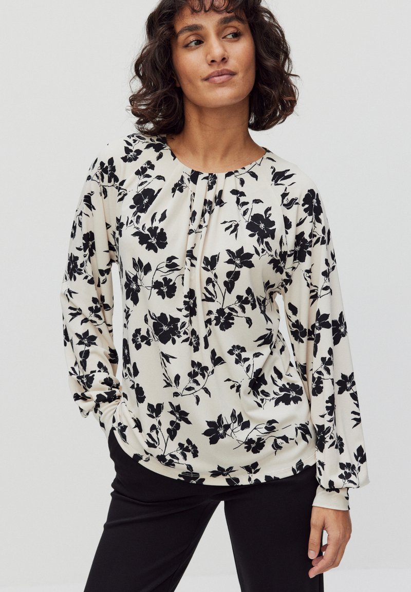STOCKH LM HILDA PRINTED - Bluse - black klematis