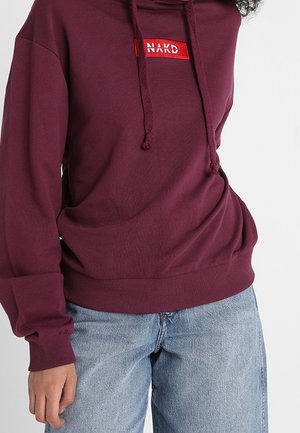 Jersey con capucha - bordeaux