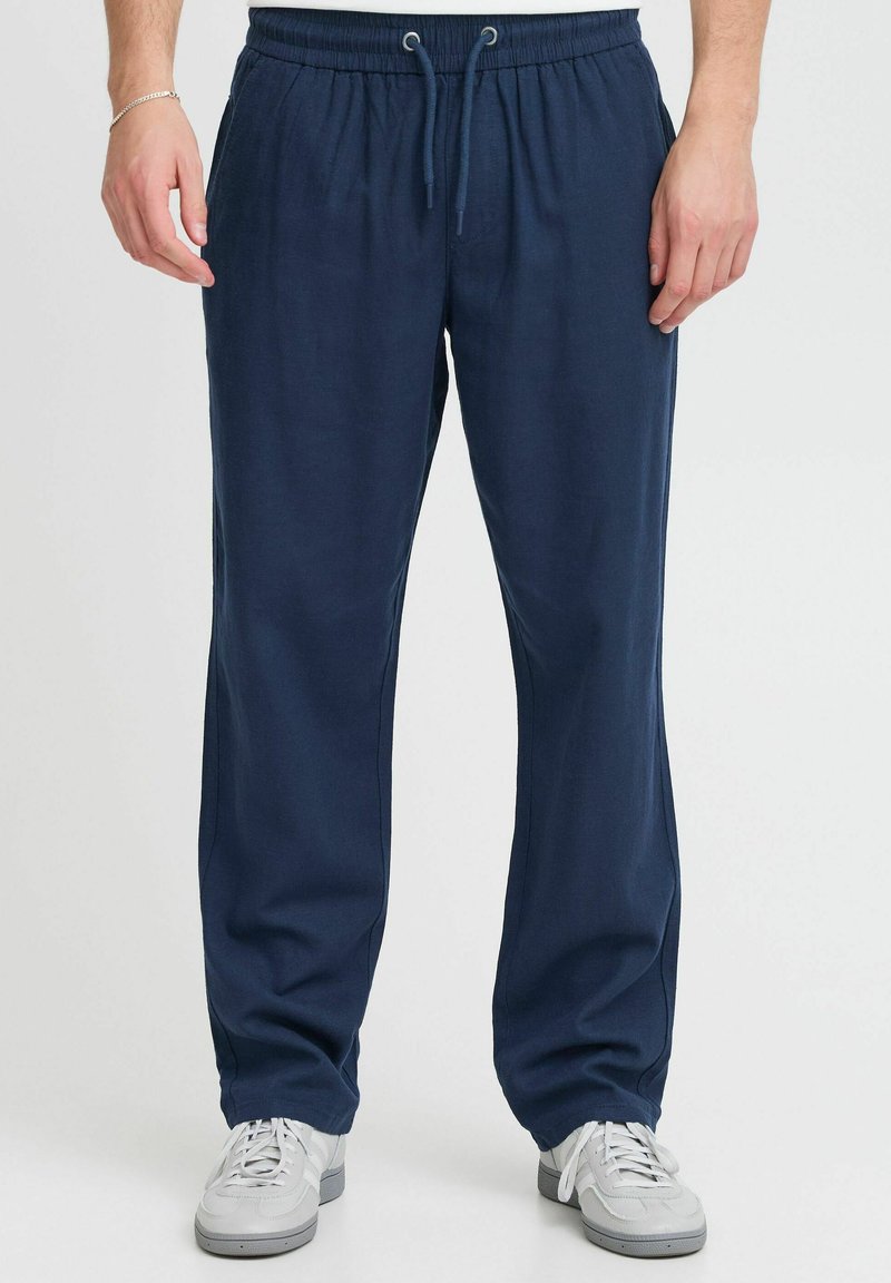 Blend BHBILLY  LINEN MIX - Broek - dress blues
