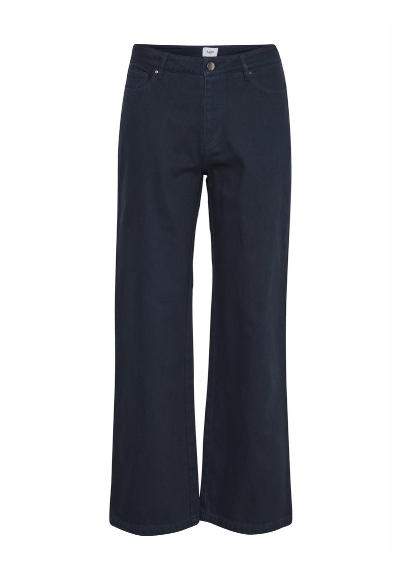 Saint Tropez Flared Jeans donkerblauw