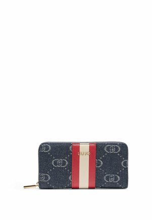 JACQUARD ZIP-AROUND - Wallet - blue denim