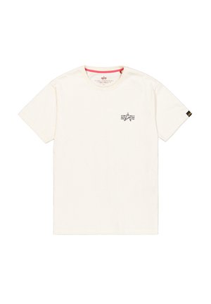 Alpha Industries SIGNATURE BP T - T-shirt print - vintage white