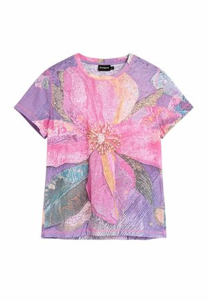 Desigual, - T-shirt z nadrukiem