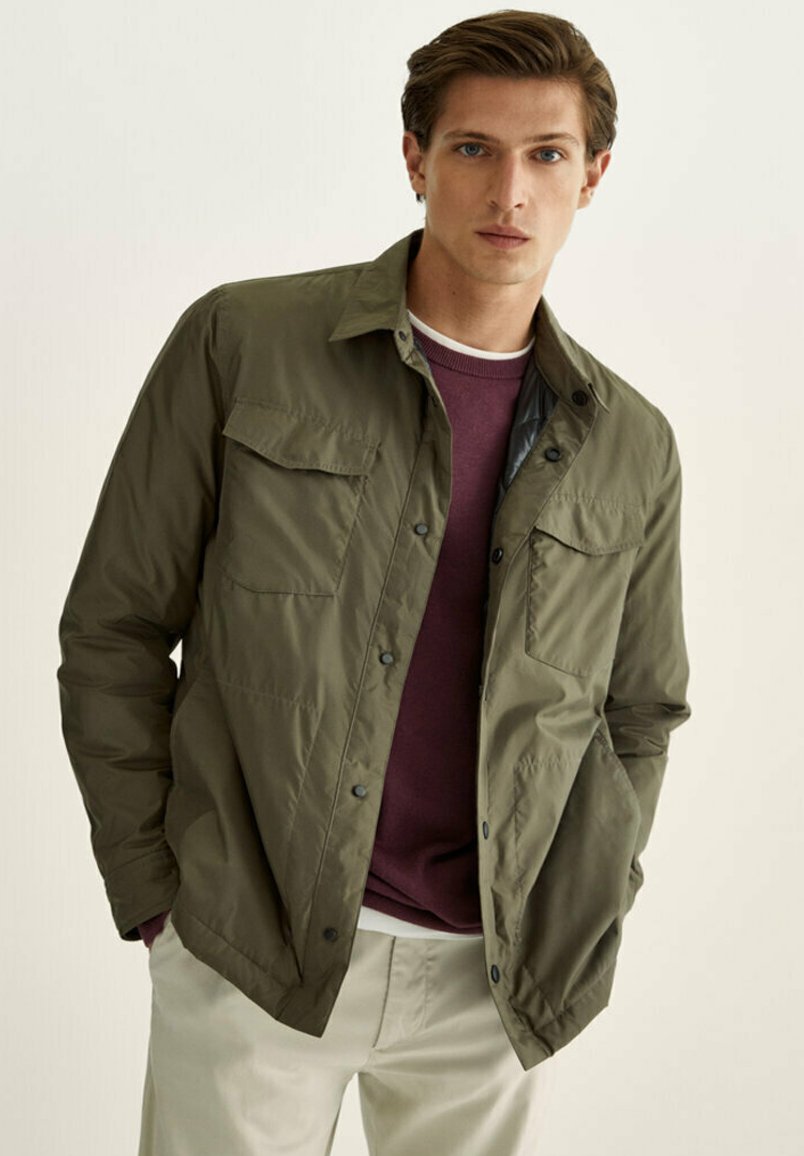 massimo dutti green jacket