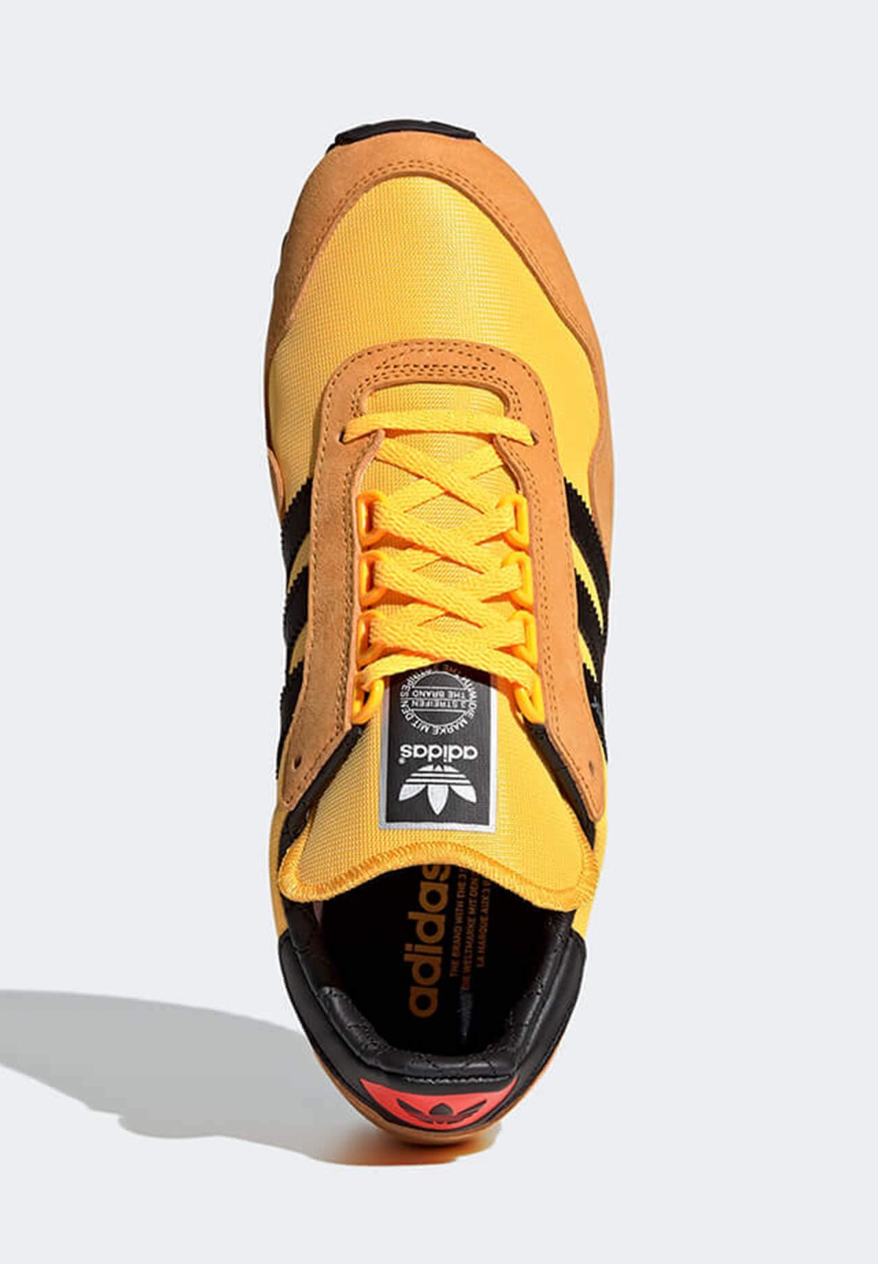 adidas Originals NEW YORK - Sneakers laag - yellow / core black/Geel -  Zalando.nl