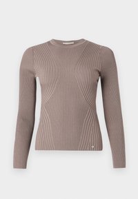 HANNA  - Stickad tröja - silk taupe
