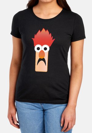 Disney, THE MUPPETS BEAKER FACE - Print T-shirt - black