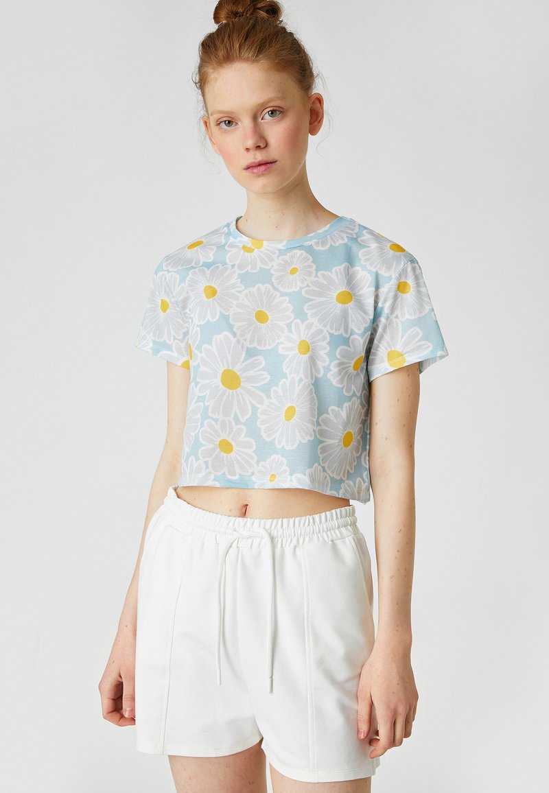 Koton T-shirt print blauw