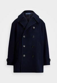WOOL MELTON PEACOAT - Cappotto corto - ink