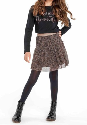 MINOTI Falda acampanada - light brown