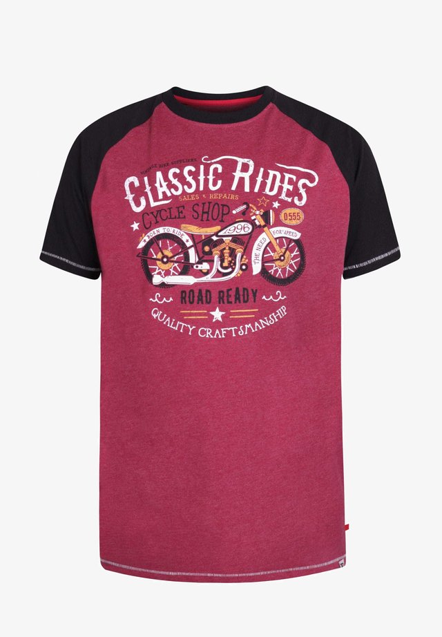 Print T-shirt - red