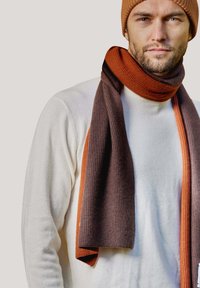 BELLEMERE UNISEX COLORBLOCK  - Sciarpa - brown coffee
