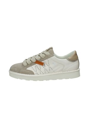 Panchic SCARPE ALLACCIATE UOMO SNEAKER P001 - Sneakers basse - bianco e taupe
