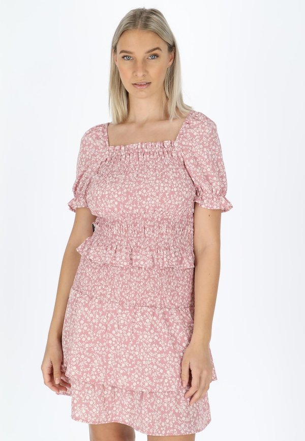 MIAMI SMOCK W - Bluse - dusty rose flower