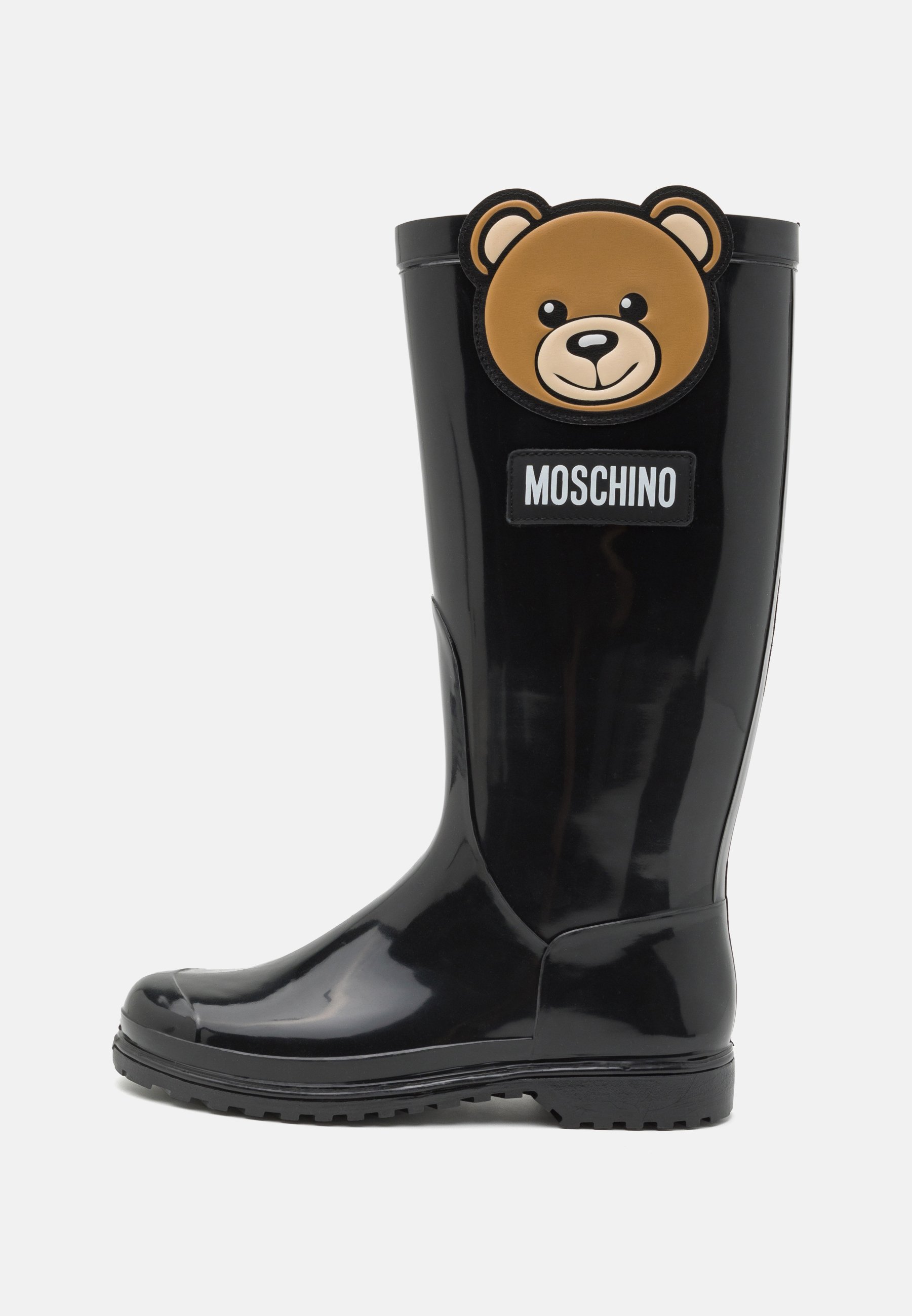 MOSCHINO UNISEX - Gummistiefel - black/schwarz - Zalando.de