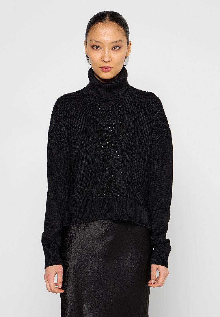 LIU JO Trui gemêleerd zwart