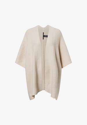 comma, PONCHO - Strickjacke - beige