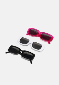 3 PACK - Sunglasses - black/white/pink
