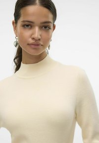 Vero Moda VMGOLD HIGHNECK SKATER  - Kampsunkleit - birch