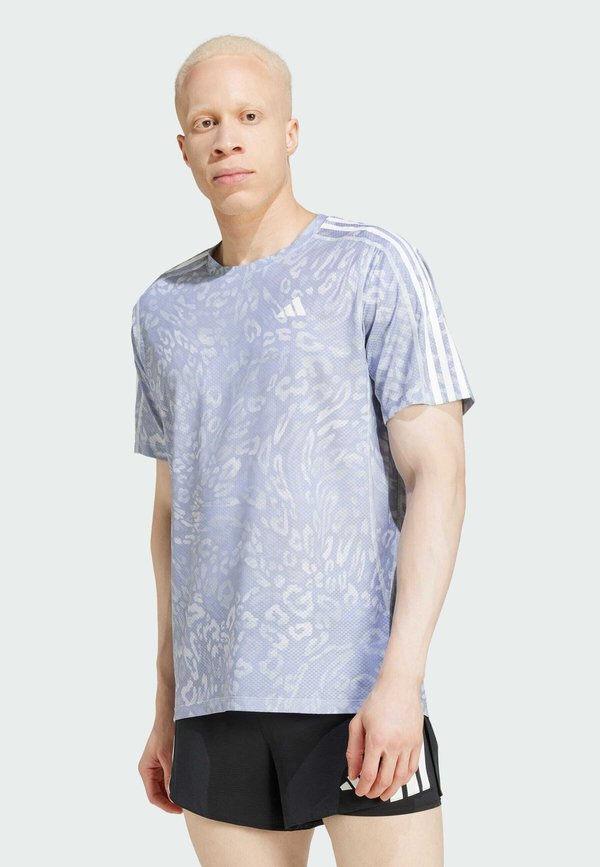 OWN THE RUN CLIMACOOL 3-STRIPES - Print T-shirt