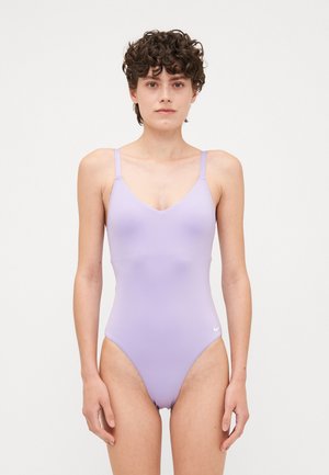 Nike Performance V NECK ONE PIECE - Badpak - hydrangeas