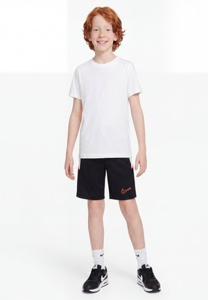 Nike Performance ACADEMY UNISEX - Korte sportsbukser - black/white/bright crimson