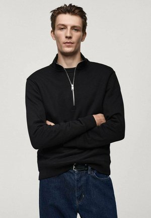 Mango Mikina - black