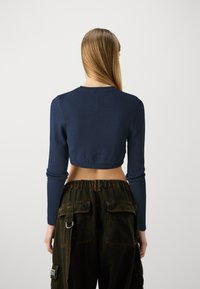 Gina Tricot BOLERO - Kardigán - dunkelblau