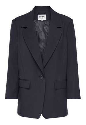 Jūras spēku zilas krāsas žakete, kas izgatavota no gludas auduma, ar izgrieztu apkakli, vienu pogu aizdari un divām priekšējām kabatām. Taisnas piegriezuma piedurknes.