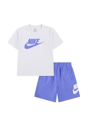 Nike Sportswear, COMPLETO BAMBINA SET - Pantaloni sportivi - celeste