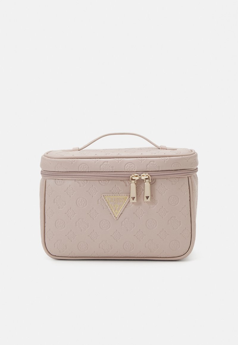 Guess WILDER TOILETRY TRAIN CASE - Wash bag - rosewood