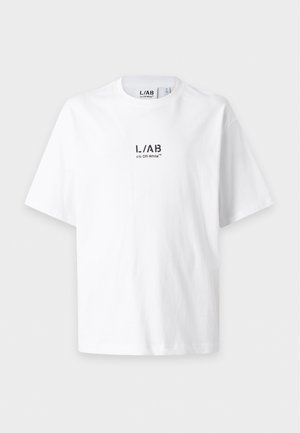 L/AB c/o Off-White, OFF ACTIVE TEE - Тениска с щампа - white