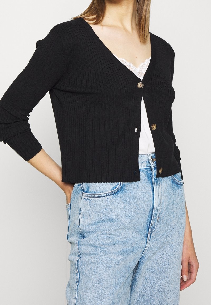 Even&Odd Strickjacke - black