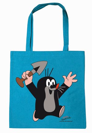 DER KLEINE MAULWURF-JUHU - Tote bag - türkis