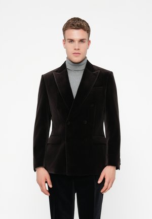 HUTSON - Švarkas - dark brown