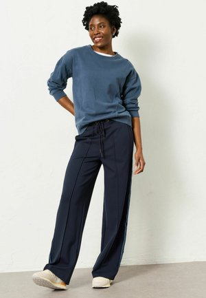 REGULAR FIT - PONTE WIDE  - Jogginghose - navy