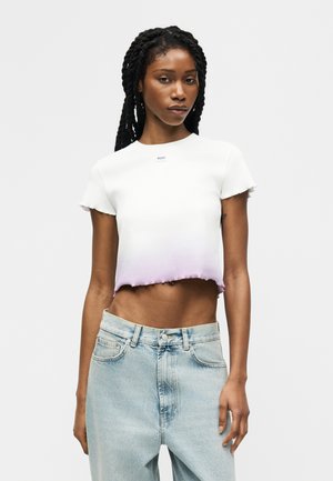 Tricou cu imprimeu - violet