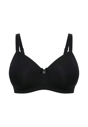Ulla Popken, SOFT WIRELESS BRA, SOFT CUPS, T-SHIRT BRA - Reggiseno - black