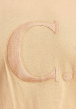 CALLI Basic T-shirt - sand sand logo/nude - Zalando.de