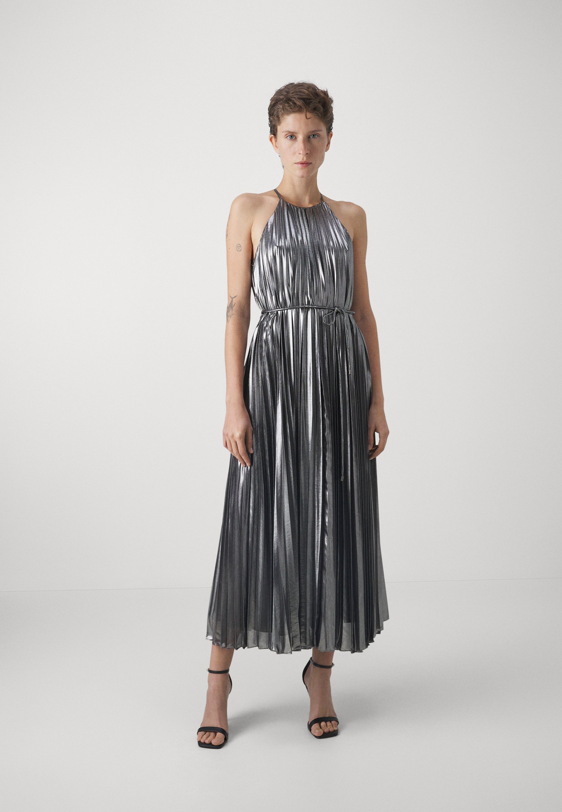 ted baker metallic dress